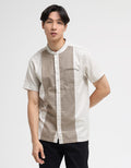 Watchout! Casual Short Sleeve Koko Stripe And Plaid Print