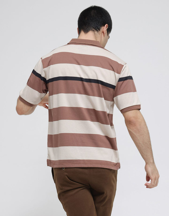 Nevada Short Sleeve Polo Shirt Jersey Stripe
