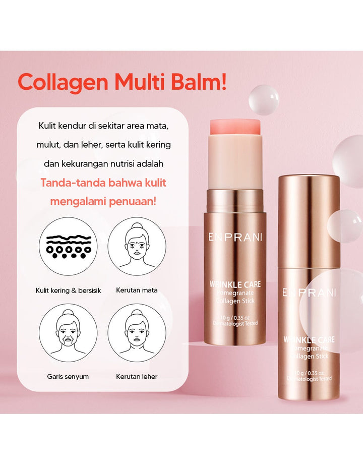 Holika Holika Enprani Wrinkle Care Pomegranate Collagen Stick - 10 gr