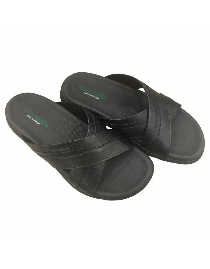 Crocodile Sandal Kulit Asli Polos Pria