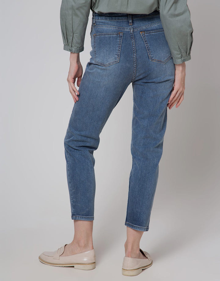 Connexion Denim Long Pants Elastic Waist
