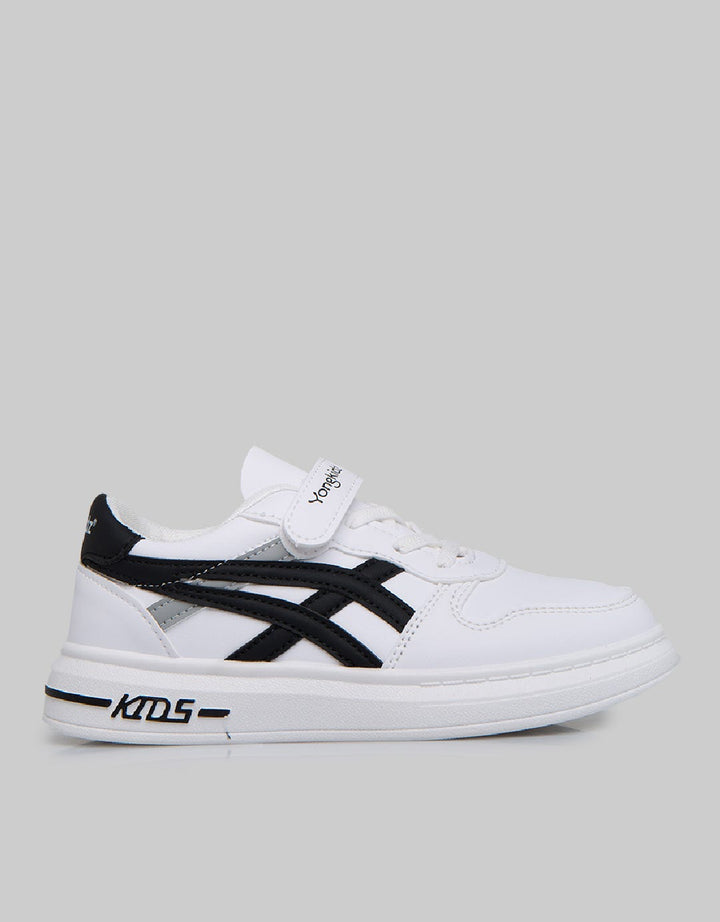 Yongkidz Sepatu Casual Velcro Stripe