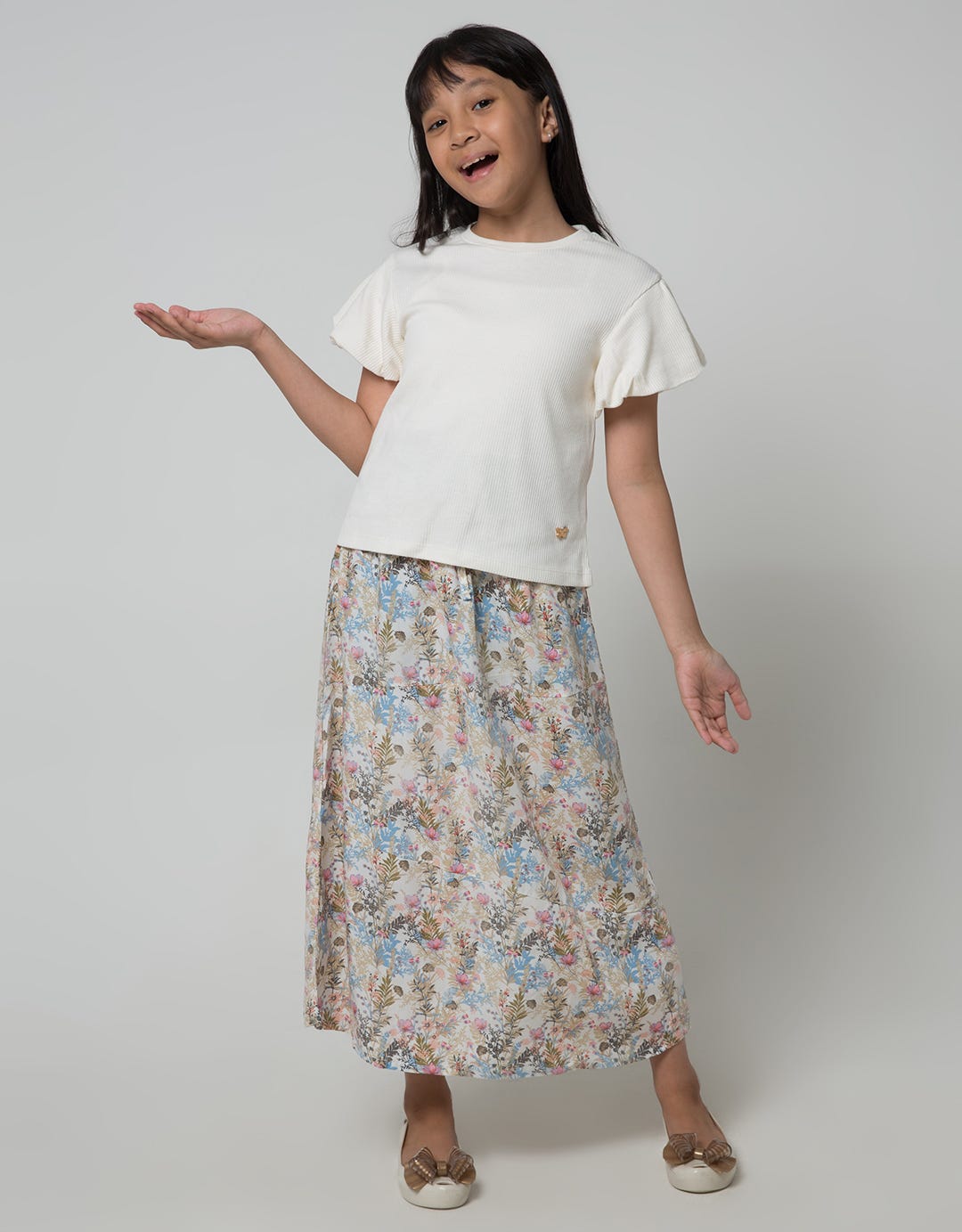 Jsp Girl Skirt Full Print Flower