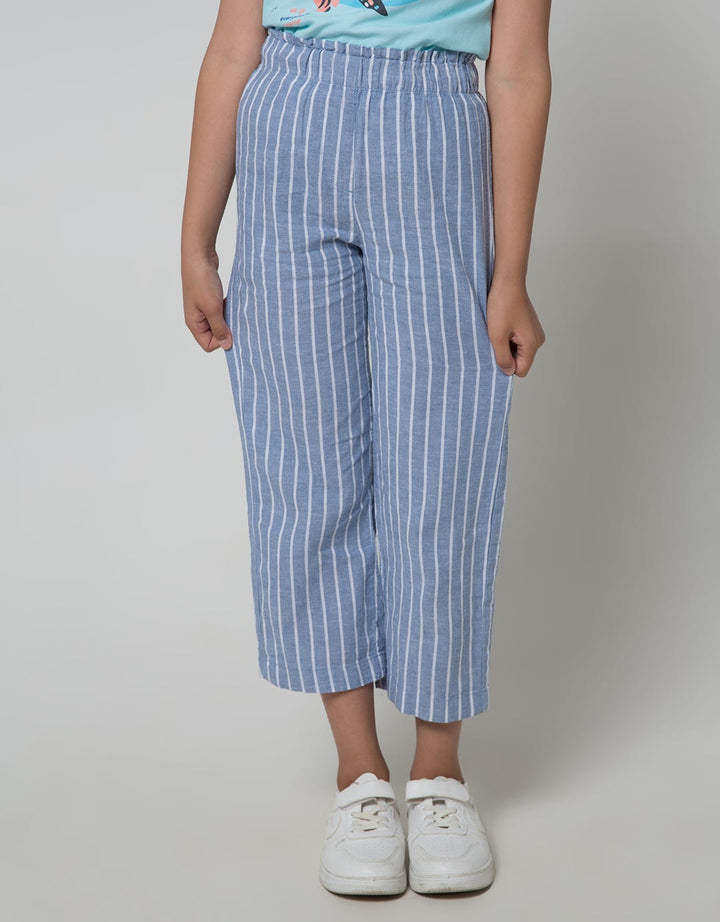 Jsp Girl Cullote Stripe Print
