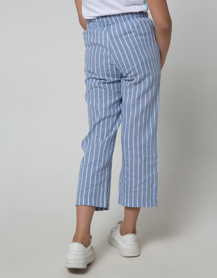 Jsp Girl Cullote Stripe Print