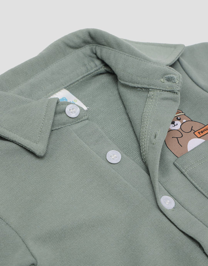 Pipiniko Romper Bear Camp