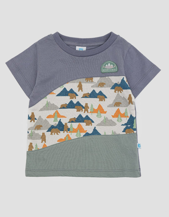 Pipiniko Bear Camo Kaos Anak Laki-laki