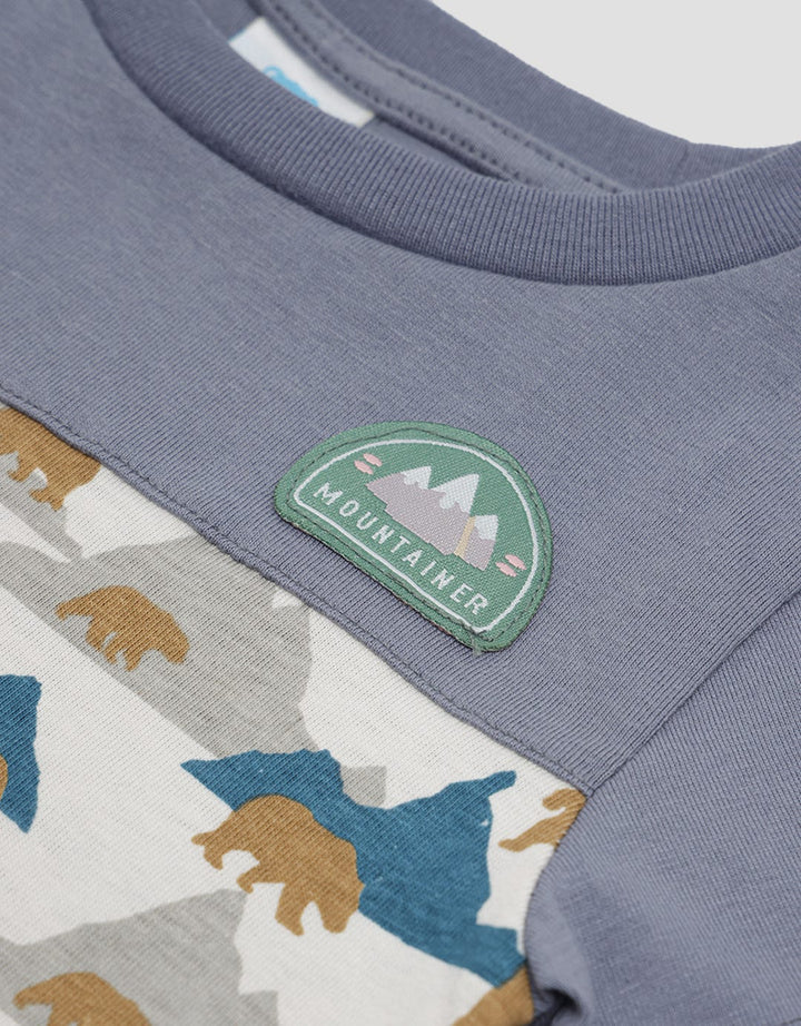 Pipiniko Bear Camo Kaos Anak Laki-laki