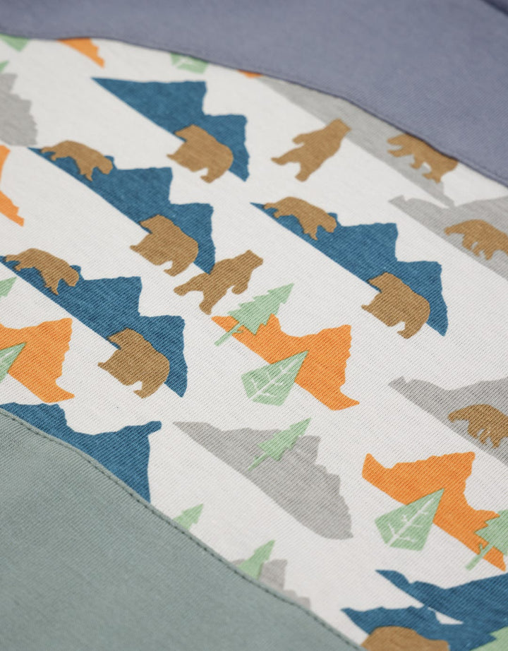Pipiniko Bear Camo Kaos Anak Laki-laki