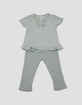 Pipiniko Top - Bottom Set Casual Knit Kotak