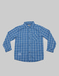 JSP Plaid Square Kemeja Anak Laki-laki