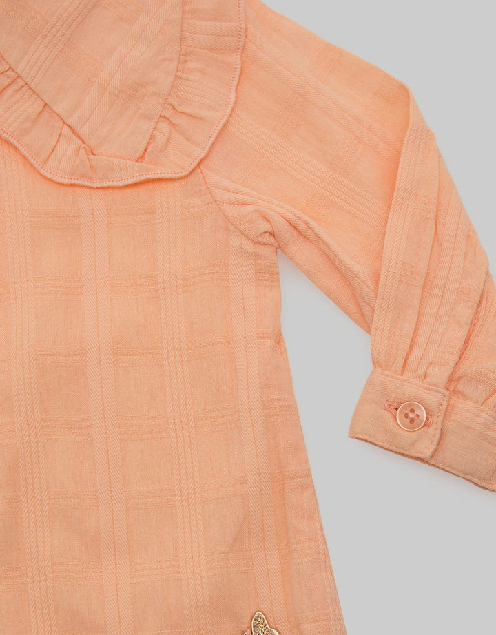 JSP BABY Girl Long Seeve Blouse With Buttons