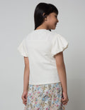 Jsp Girl Baloon Sleeve Plain Kaos Anak Perempuan