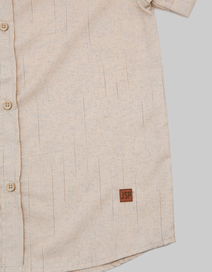 JSP Plain Texture Kemeja Anak Laki-laki