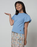 Jsp Girl Baloon Sleeve Plain Kaos Anak Perempuan