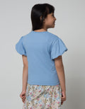Jsp Girl Baloon Sleeve Plain Kaos Anak Perempuan