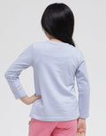 Little M Unicorn Print Kaos Anak Perempuan
