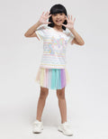 Little M Mini Skirt Tutu Colorfull Ocean