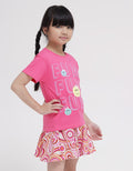 Little M Short Sleeve T-Shirt Print Happy Fun Fun Fun