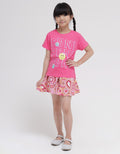 Little M Short Sleeve T-Shirt Print Happy Fun Fun Fun