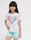 Little M Short Sleeve T-Shirt Print Happy