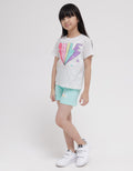 Little M Short Sleeve T-Shirt Print Happy