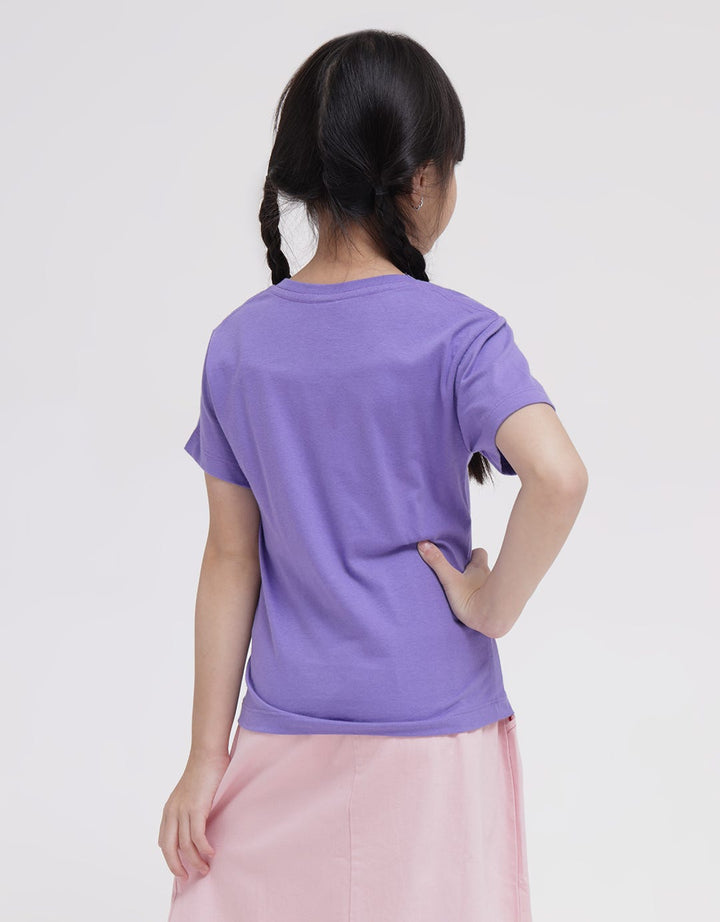 Little M Short Sleeve T-Shirt Print Happy Girl Friday Happy