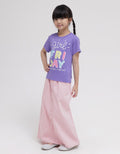 Little M Short Sleeve T-Shirt Print Happy Girl Friday Happy