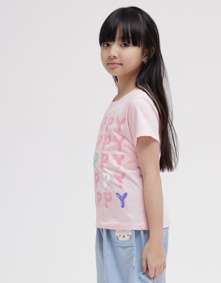 Little M Short Sleeve T-Shirt Happy 4