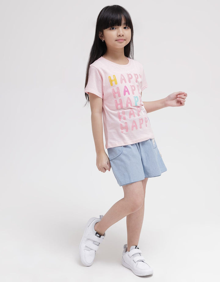 Little M Short Sleeve T-Shirt Happy 4