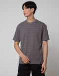 Details Short Sleeve T-Shirt R Neck Texture Regular Fit