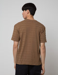 Details Short Sleeve T-Shirt R Neck Texture Regular Fit