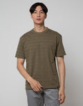 Details Short Sleeve T-Shirt R Neck Texture Regular Fit