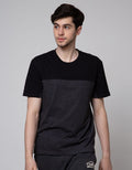 Details Short Sleeve T-Shirt R Neck Cut And Sewn Print