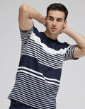 Details Yarndyed Stripe Kaos Pria