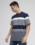 Details Yarndyed Stripe Kaos Pria