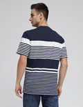 Details Yarndyed Stripe Kaos Pria