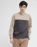 Details Sweatshirt Jumper Solid Cut And Sewn Reguler Fit