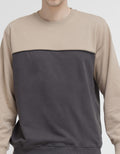 Details Sweatshirt Jumper Solid Cut And Sewn Reguler Fit