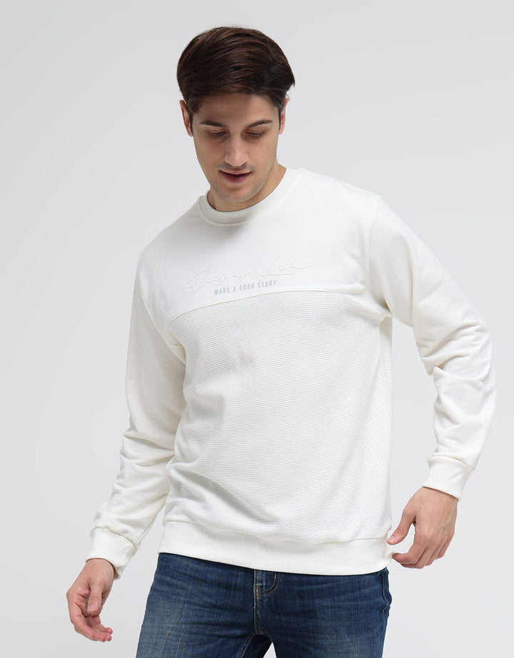 Sweater Ottoman Print Sweater Pria