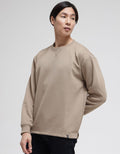 Details Neck Texture Zigzag Sweater Pria