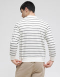 Details Sweatshirt Jumper Texture Ottoman Stripes