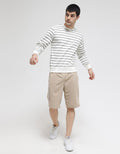Details Sweatshirt Jumper Texture Ottoman Stripes