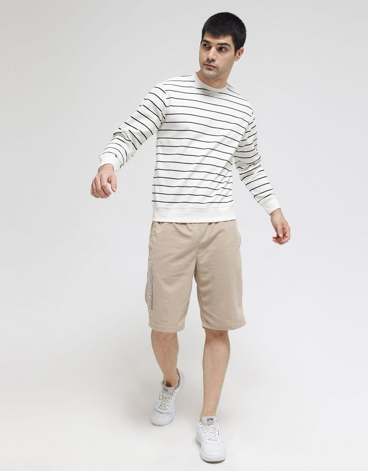 Details Sweatshirt Jumper Texture Ottoman Stripes