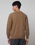 Details Neck Solid Sweater Pria