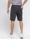 Details of Short Pants Relax Elastic Twill Texture Regular Fit
