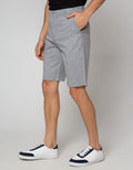 Details Short Pants Crop Zipper Linen Look Reguler Fit