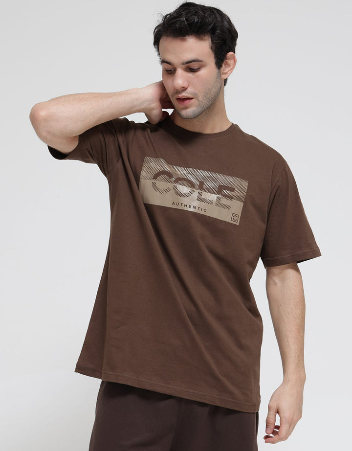 Cole Short Sleeve T-Shirt Big Size Palms Paradise