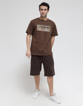 Cole Short Sleeve T-Shirt Big Size Palms Paradise