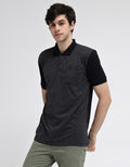 Cole Short Sleeve Polo Shirt Comb Solid With Pocket